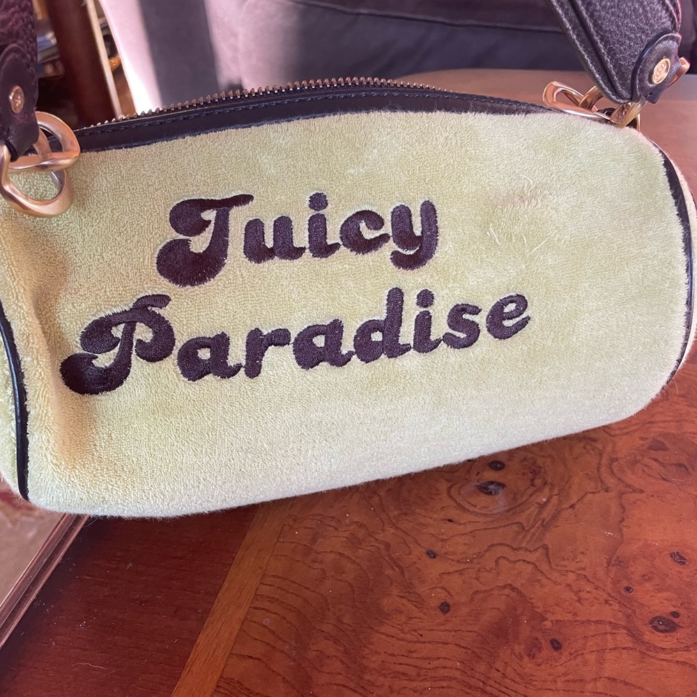 Rare vintage Juicy couture paradise barrel bag
